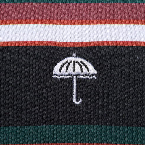 Helas Rayure T-Shirt - Green / Black - Streetart.fr